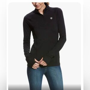 Ariat cold series quarter zip layer top sz xs